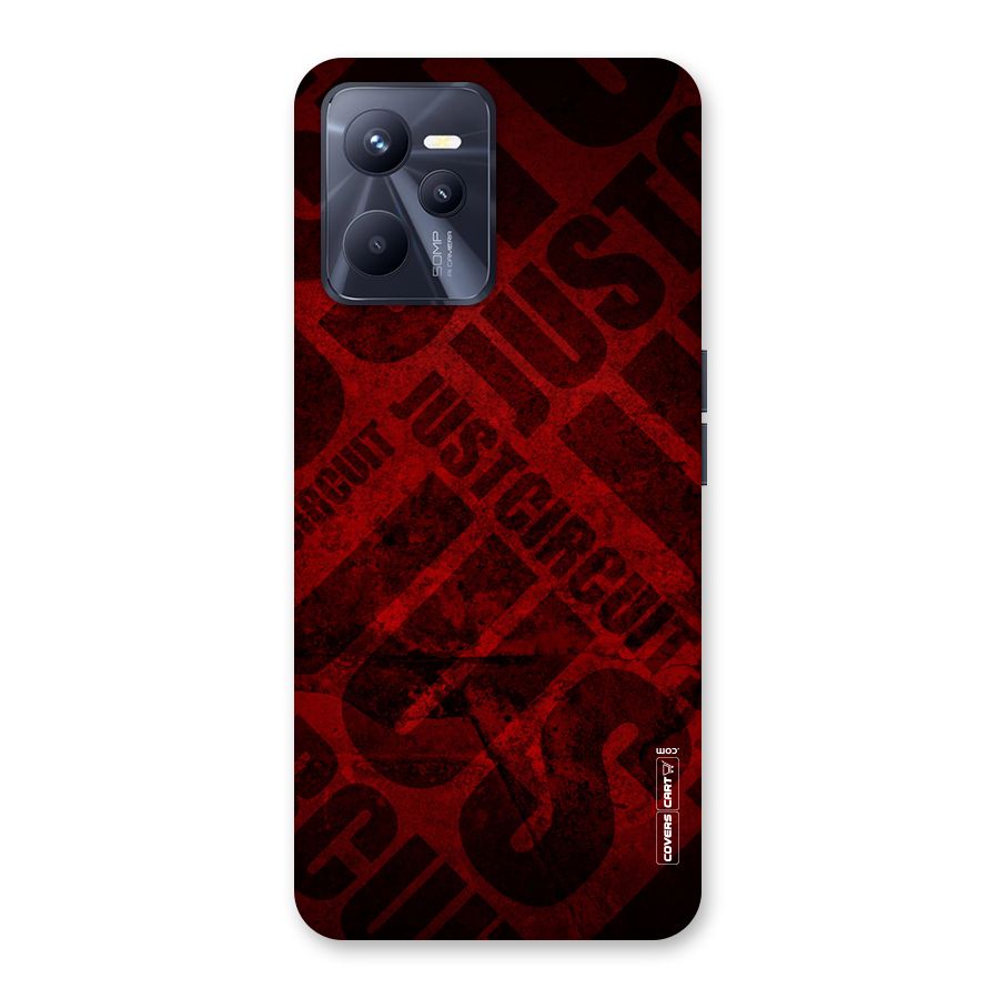 Just Circuit Back Case for Realme C35