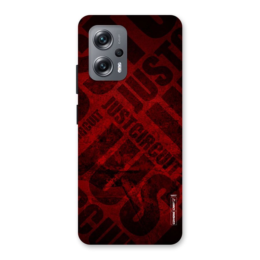 Just Circuit Back Case for Redmi K50i