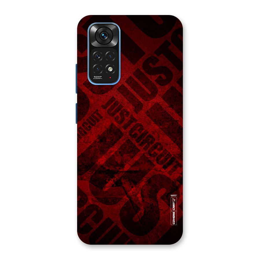 Just Circuit Back Case for Redmi Note 11S
