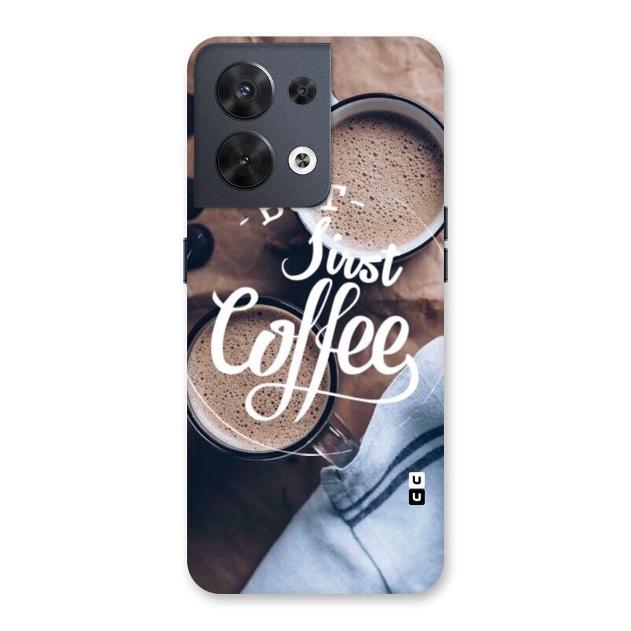 Just Coffee Back Case for Oppo Reno8 5G