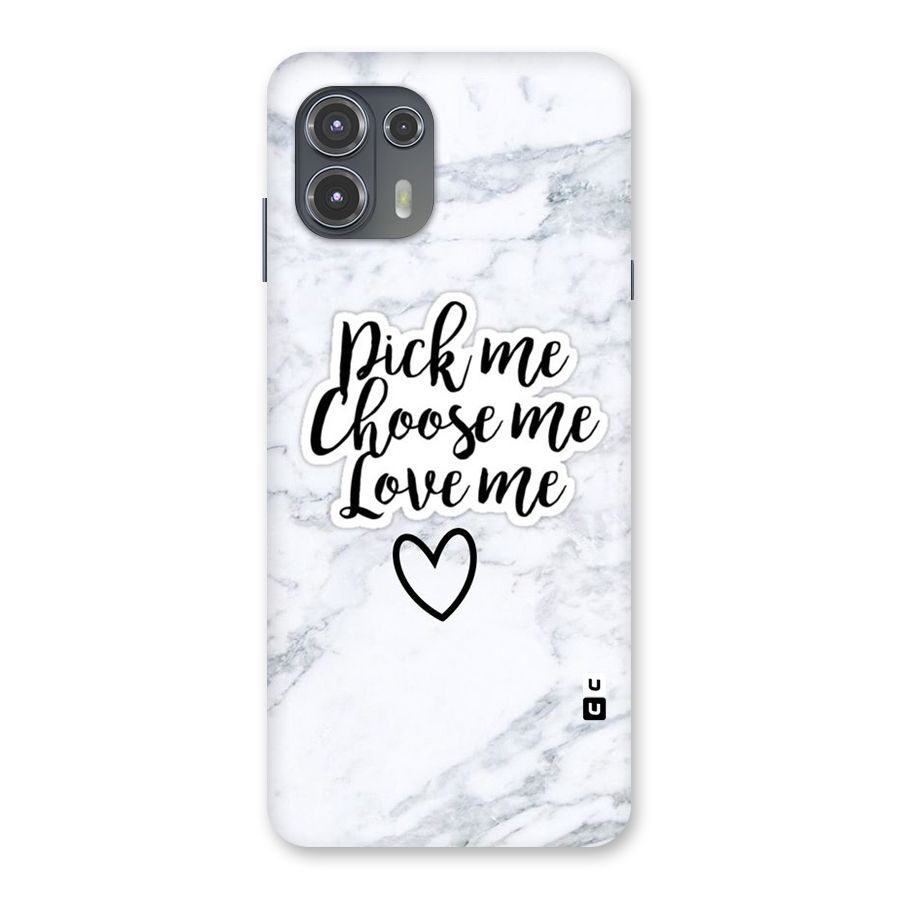 Just Me Back Case for Motorola Edge 20 Fusion