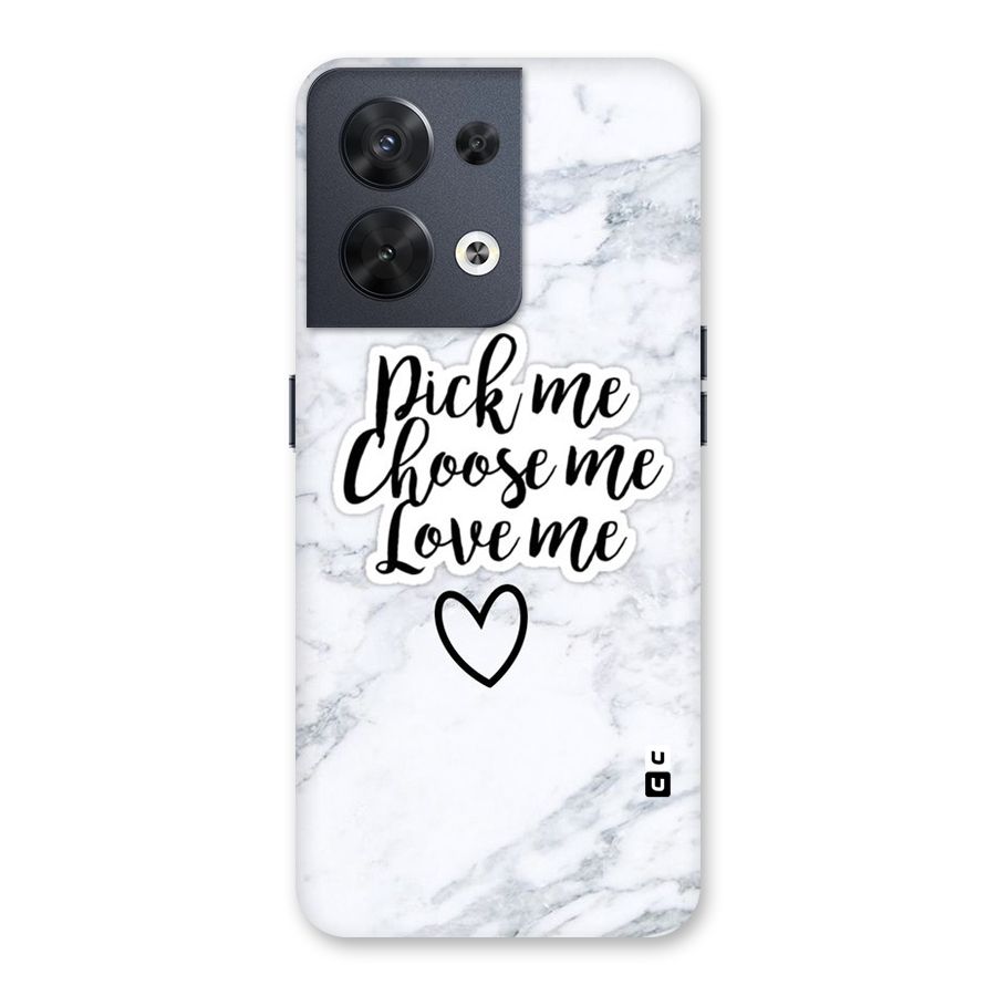 Just Me Back Case for Oppo Reno8 5G