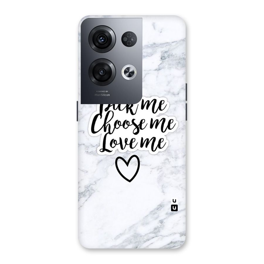 Just Me Back Case for Oppo Reno8 Pro 5G