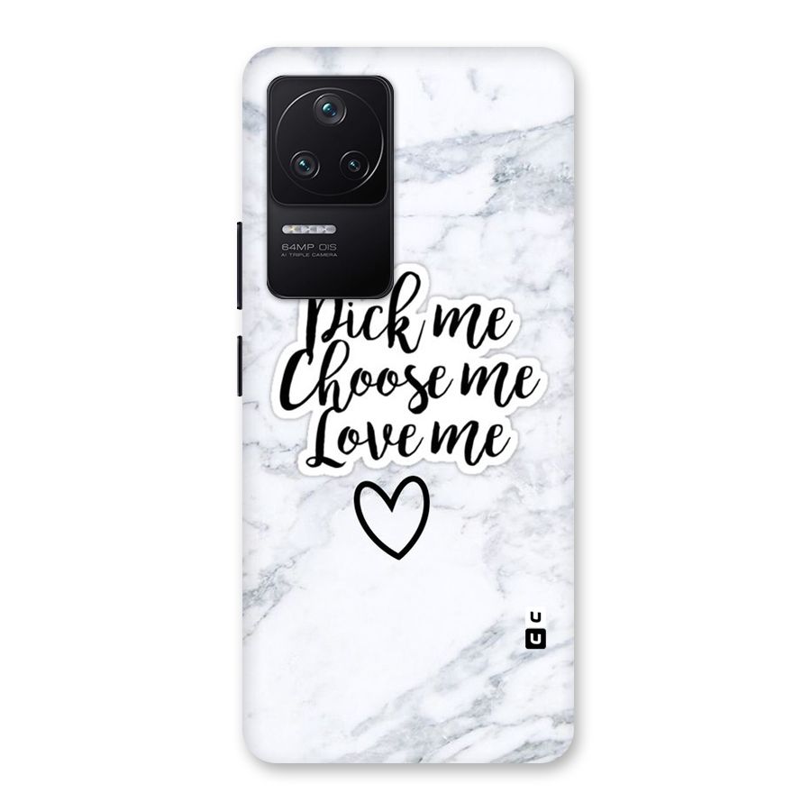 Just Me Back Case for Poco F4 5G