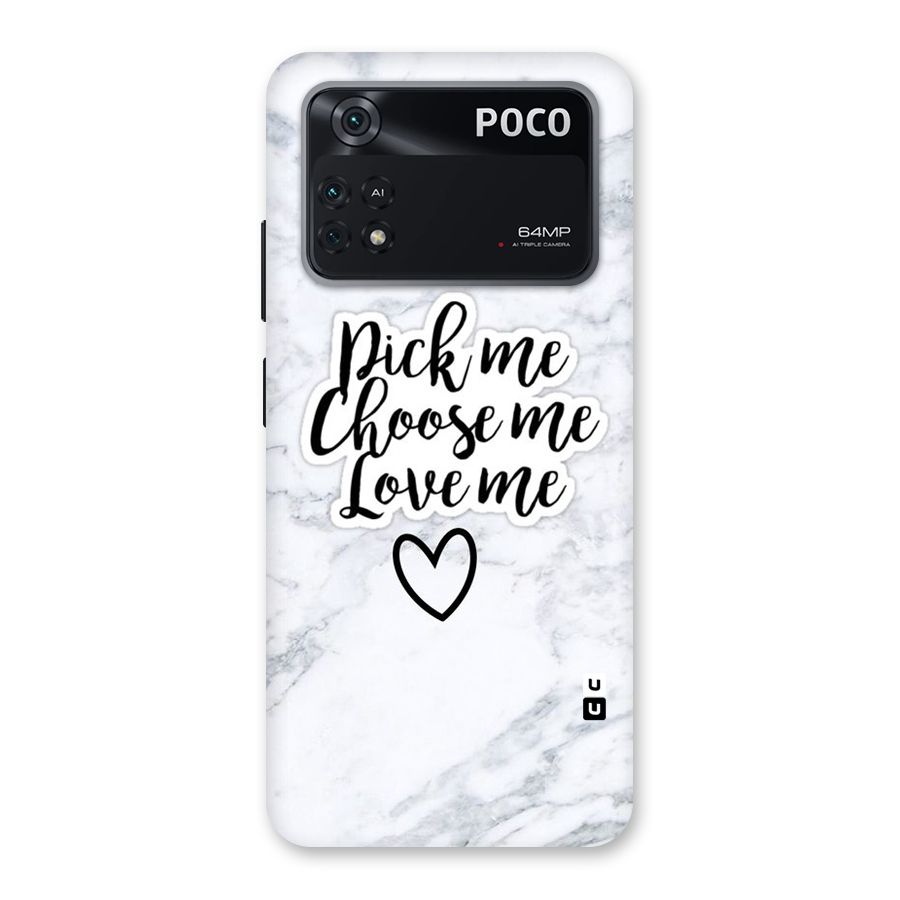 Just Me Back Case for Poco M4 Pro 4G