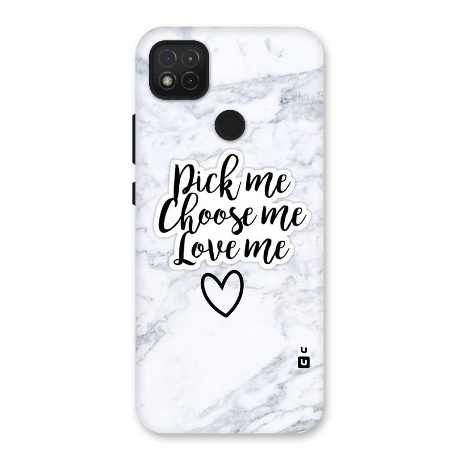 Just Me Back Case for Redmi 9 Activ