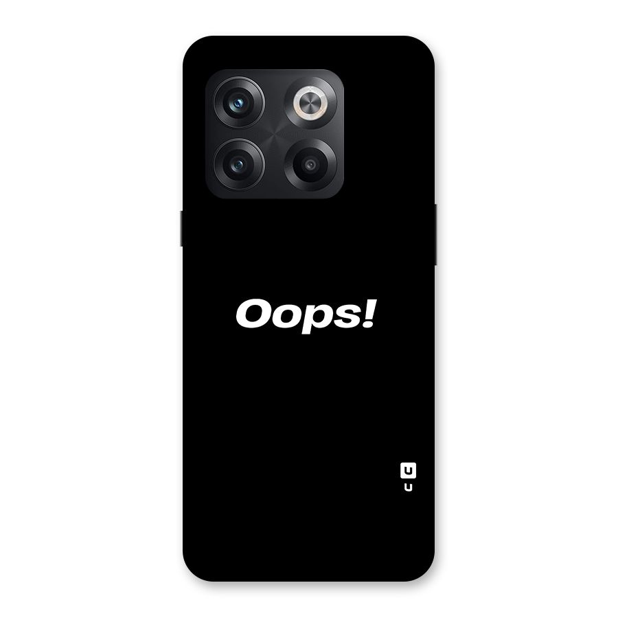 Just Oops Back Case for OnePlus 10T