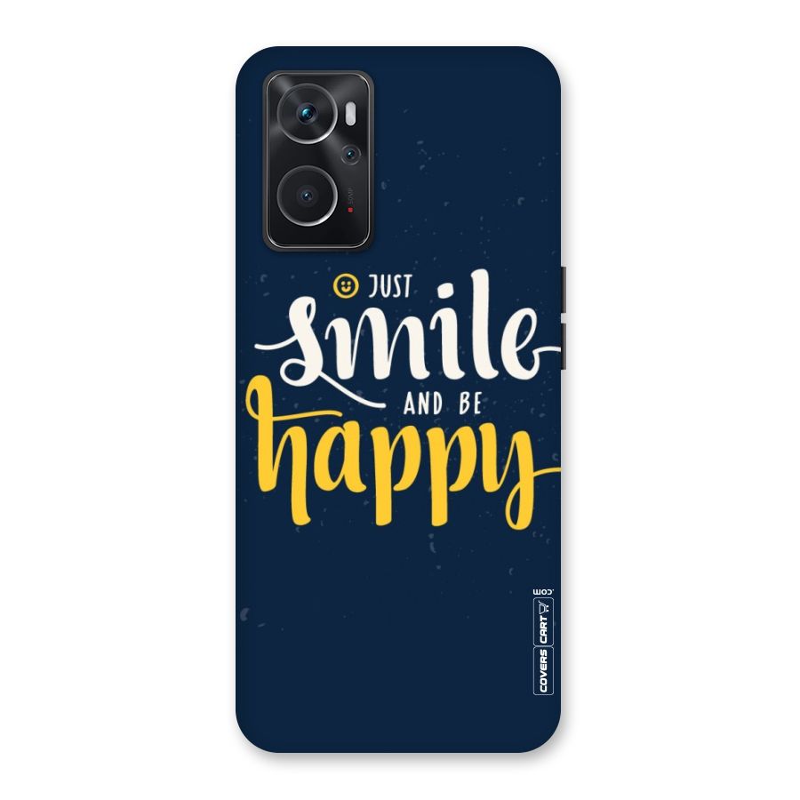 Just Smile Back Case for Oppo K10 4G