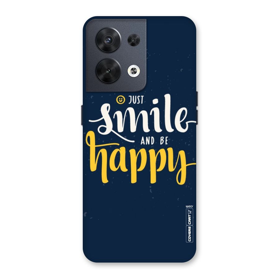 Just Smile Back Case for Oppo Reno8 5G