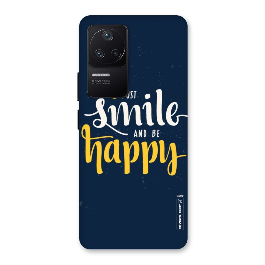 Just Smile Back Case for Poco F4 5G