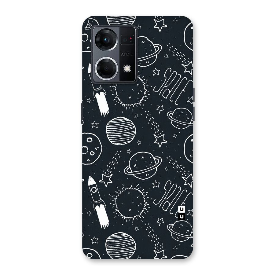 Just Space Things Glass Back Case for Oppo F21 Pro 5G