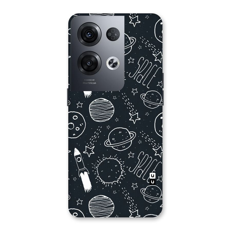 Just Space Things Back Case for Oppo Reno8 Pro 5G