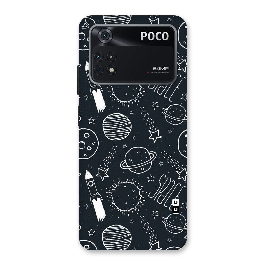 Just Space Things Back Case for Poco M4 Pro 4G