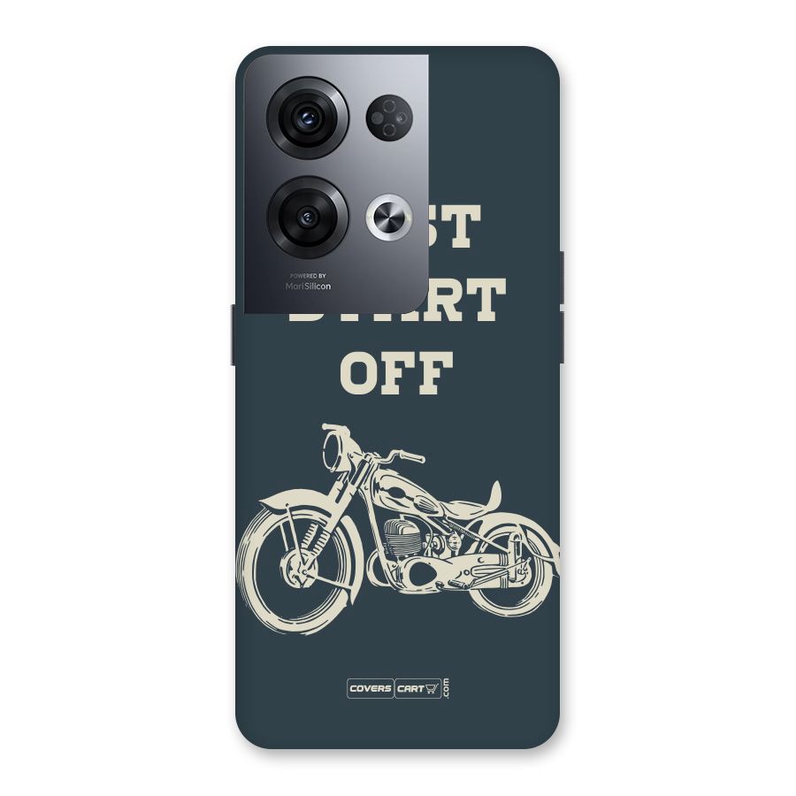 Just Start Off Back Case for Oppo Reno8 Pro 5G