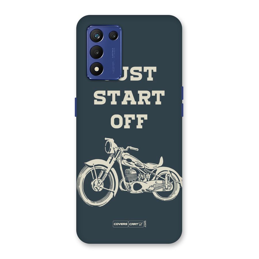 Just Start Off Back Case for Realme 9 5G Speed