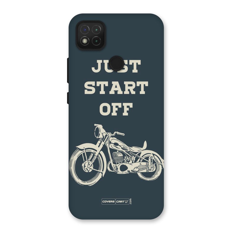 Just Start Off Back Case for Redmi 9 Activ