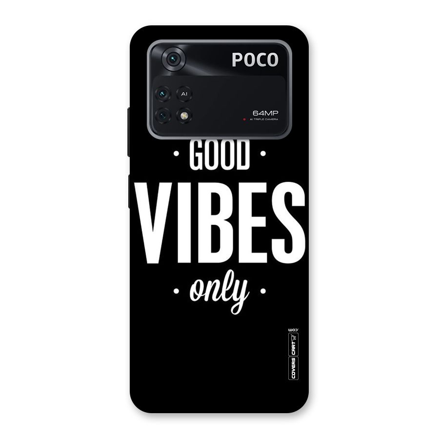 Just Vibes Back Case for Poco M4 Pro 4G