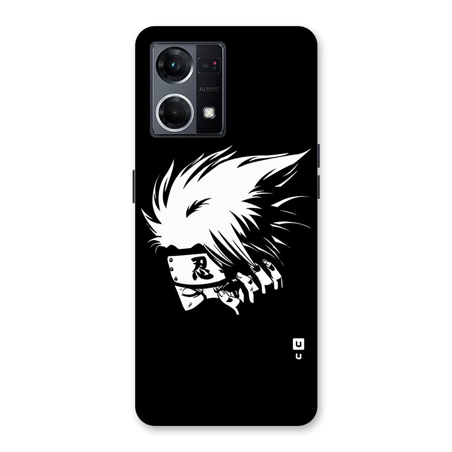 Kakashi Hatake Black Glass Back Case for Oppo F21 Pro 5G