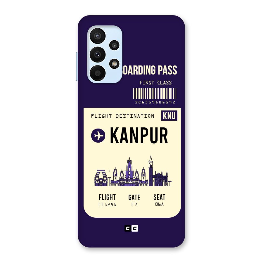 Kanpur Boarding Pass Back Case for Galaxy A23