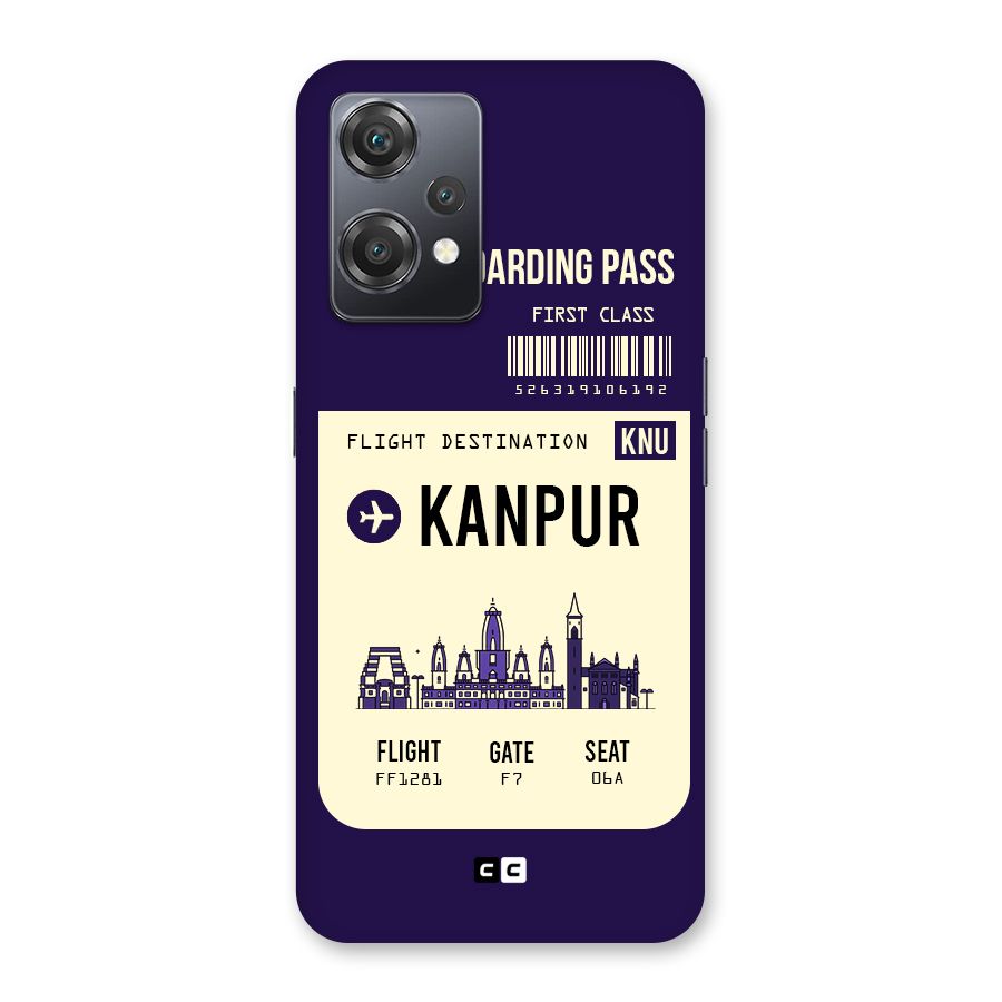 Kanpur Boarding Pass Back Case for OnePlus Nord CE 2 Lite 5G