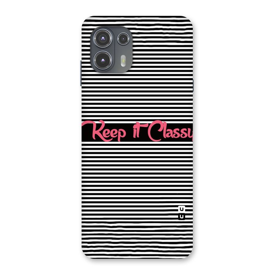 Keep It Classy Back Case for Motorola Edge 20 Fusion