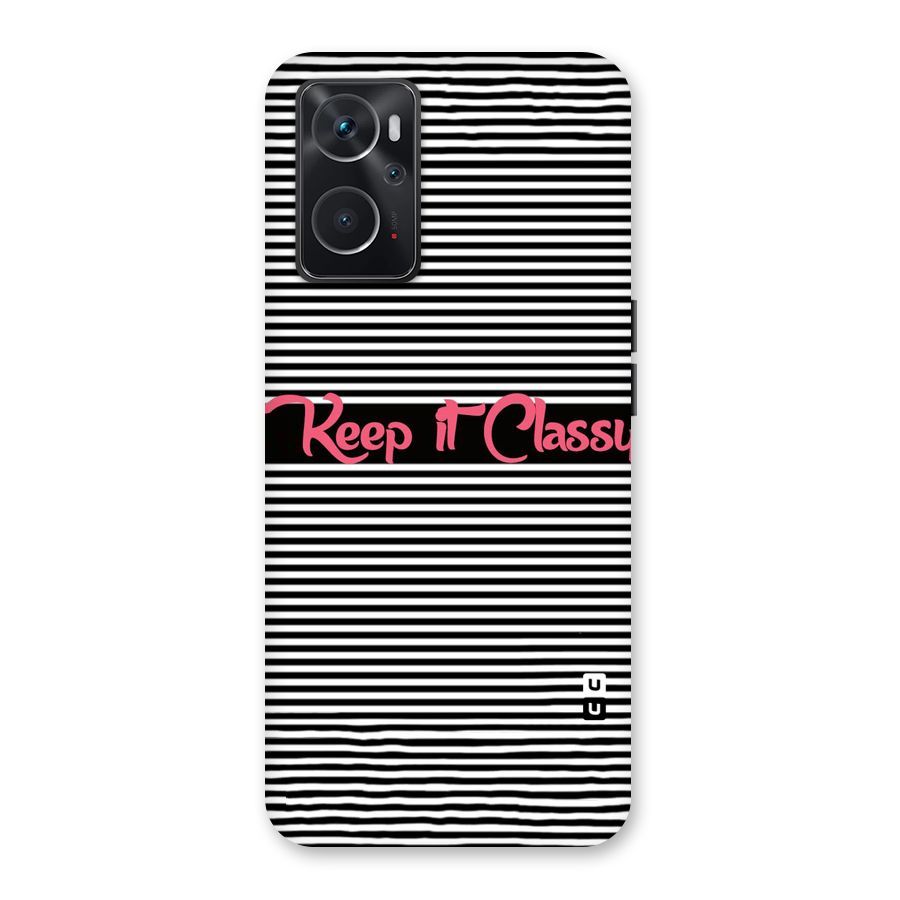 Keep It Classy Back Case for Oppo K10 4G