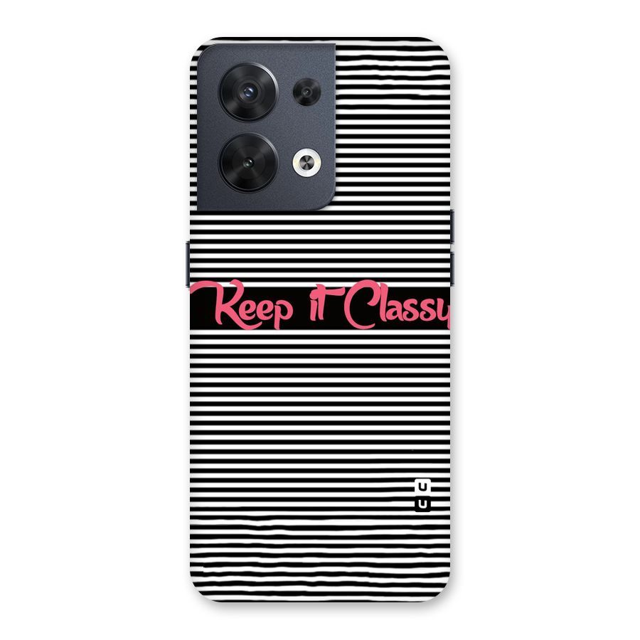 Keep It Classy Back Case for Oppo Reno8 5G