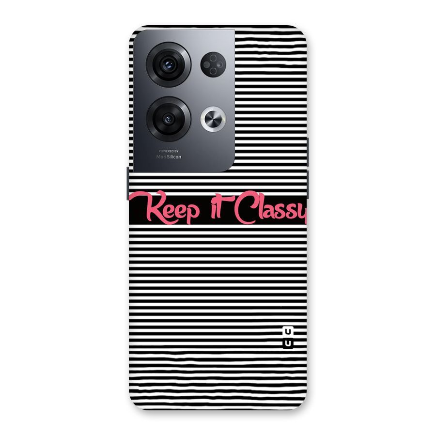 Keep It Classy Back Case for Oppo Reno8 Pro 5G