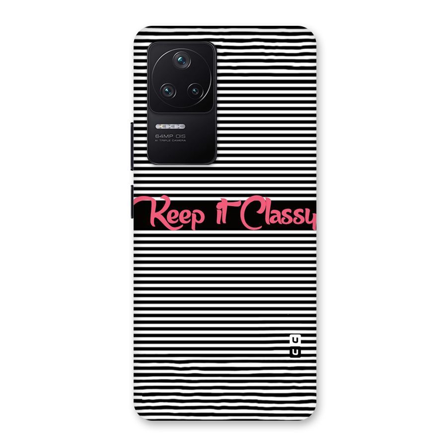 Keep It Classy Back Case for Poco F4 5G