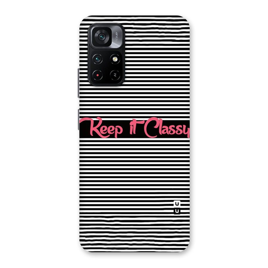Keep It Classy Back Case for Poco M4 Pro 5G