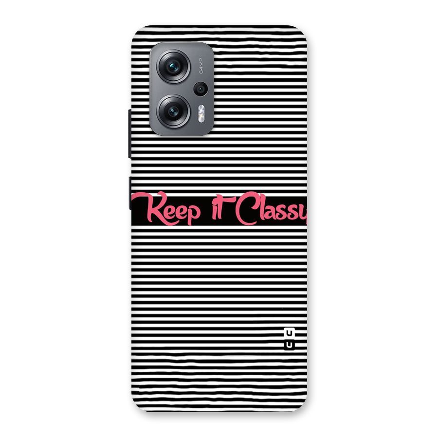 Keep It Classy Back Case for Redmi K50i