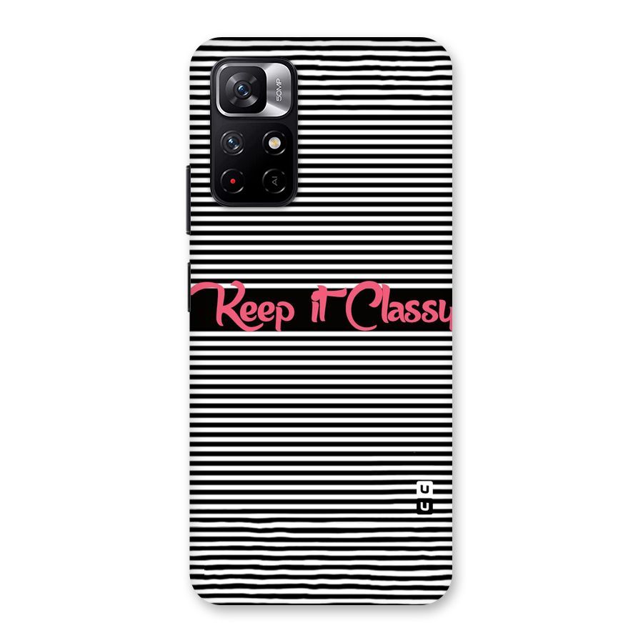 Keep It Classy Back Case for Redmi Note 11T 5G