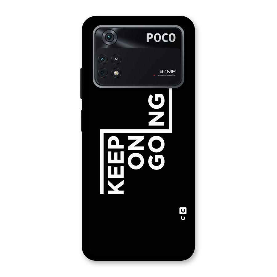 Keep On Going Back Case for Poco M4 Pro 4G