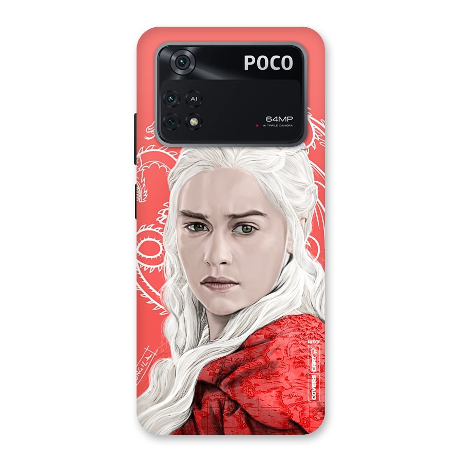 Khaleesi The Living Dragon Back Case for Poco M4 Pro 4G
