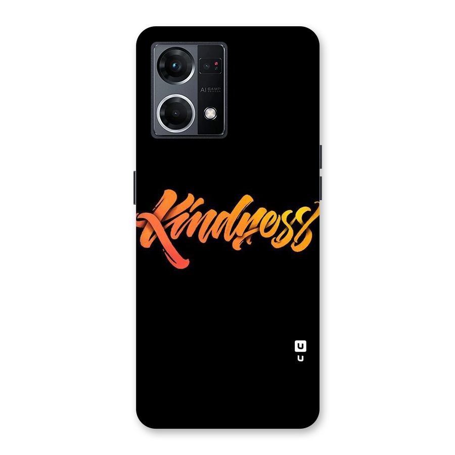 Kindness Glass Back Case for Oppo F21 Pro 5G