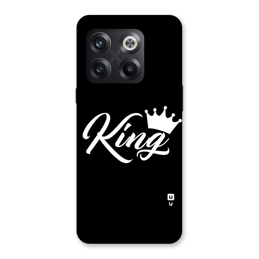 King Crown Typography Back Case for OnePlus 10T