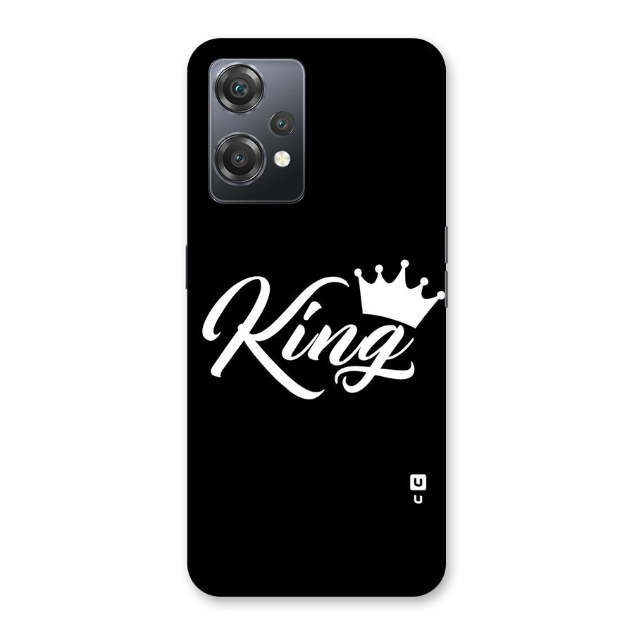 King Crown Typography Back Case for OnePlus Nord CE 2 Lite 5G