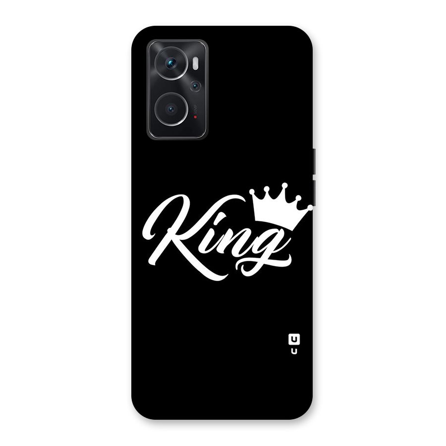 King Crown Typography Back Case for Oppo K10 4G