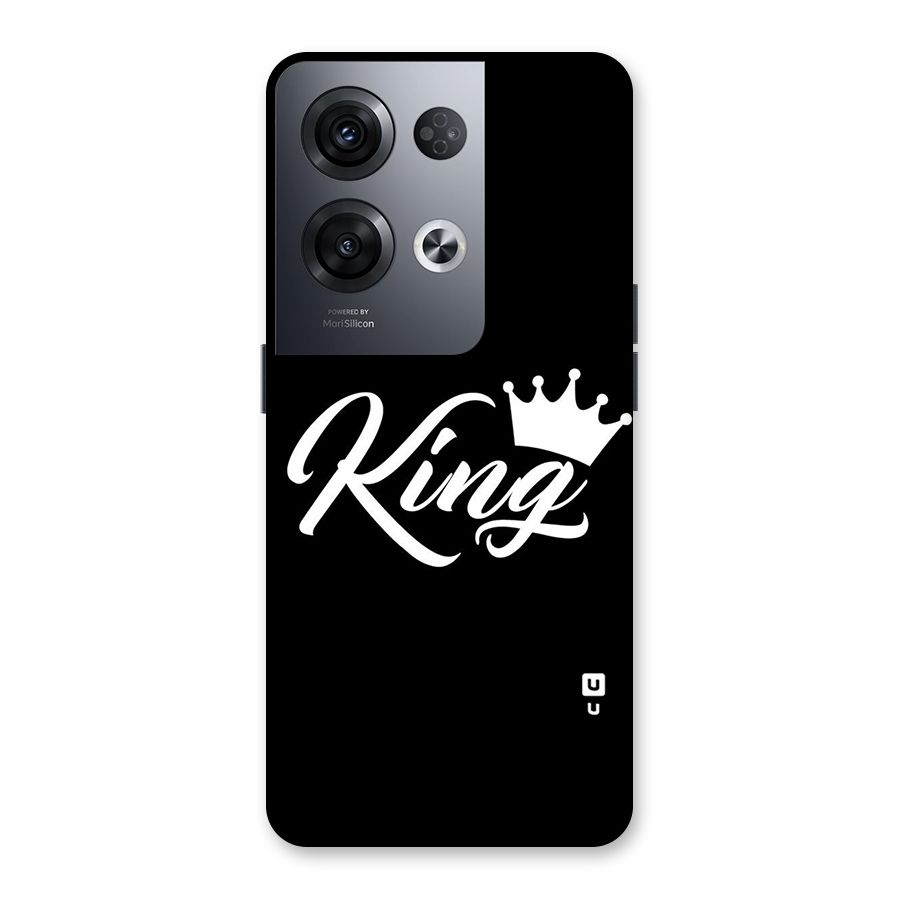 King Crown Typography Back Case for Oppo Reno8 Pro 5G