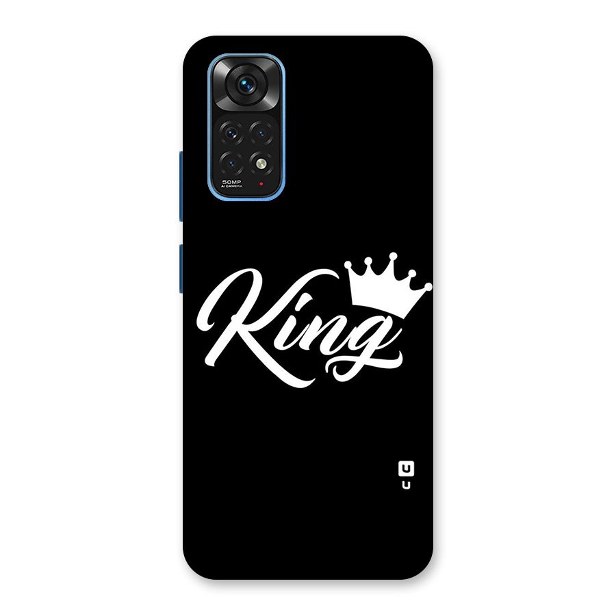 King Crown Typography Back Case for Redmi Note 11S