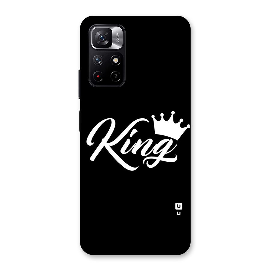 King Crown Typography Back Case for Redmi Note 11T 5G