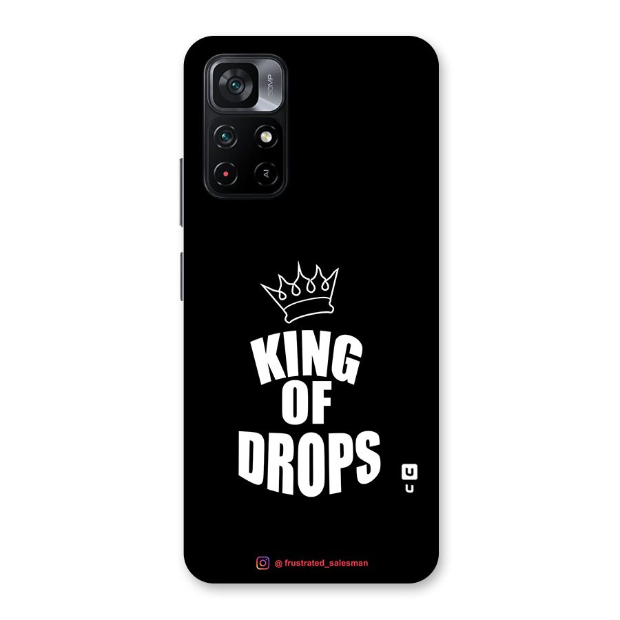 King of Drops Black Back Case for Poco M4 Pro 5G