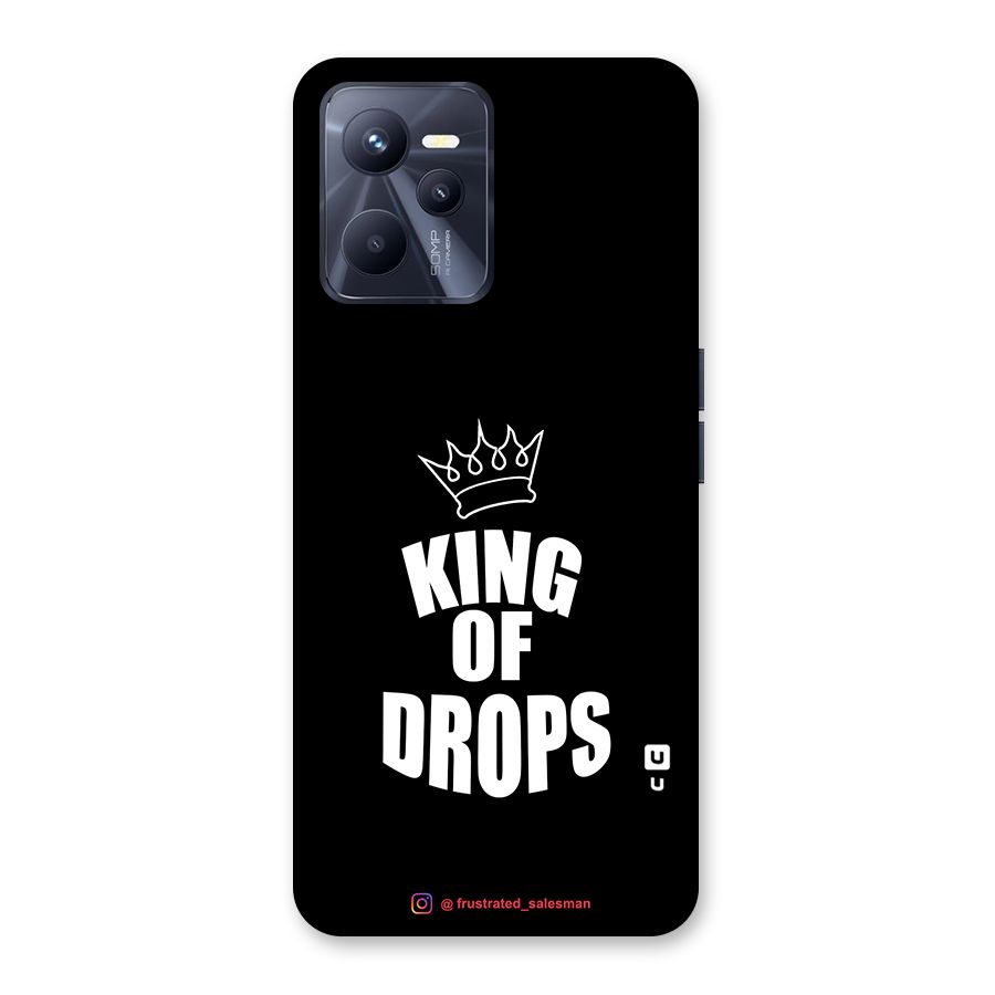 King of Drops Black Back Case for Realme C35