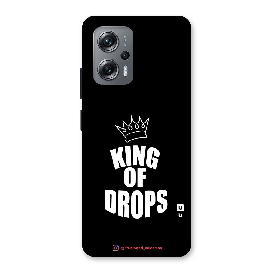 King of Drops Black Back Case for Redmi K50i