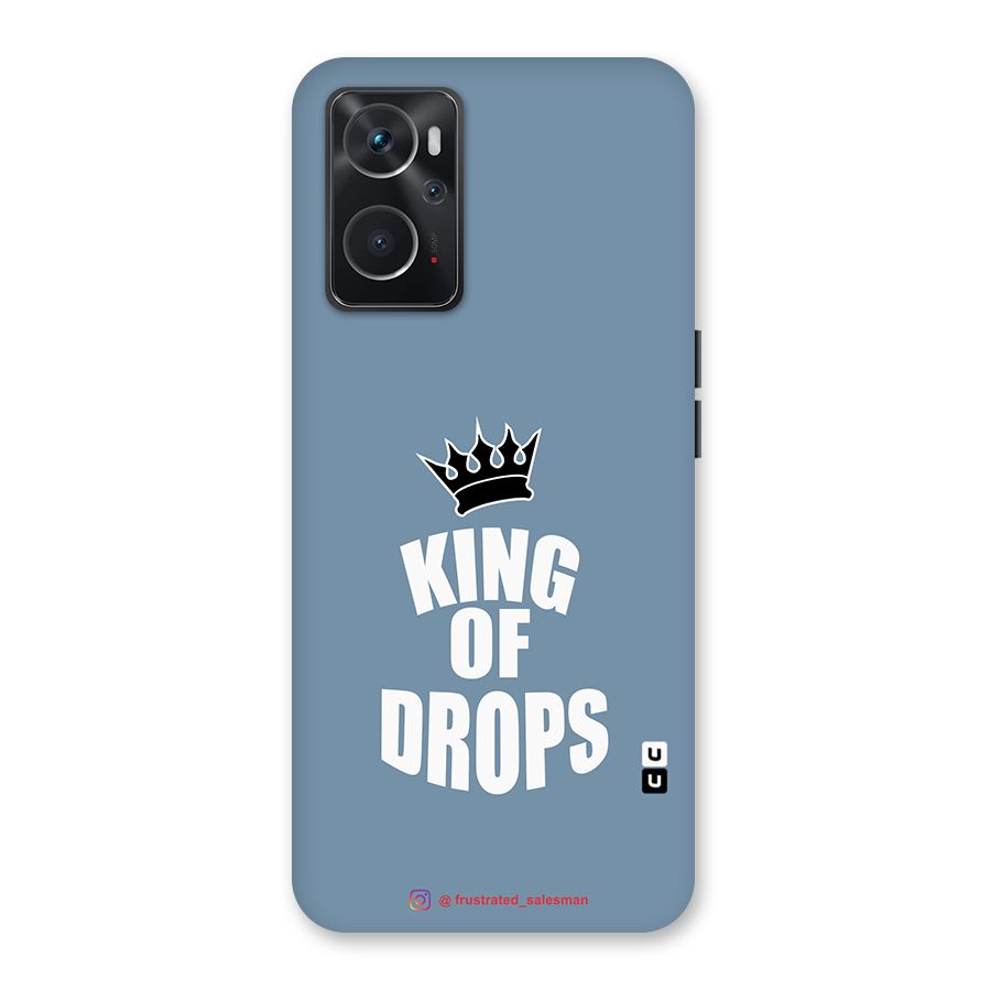 King of Drops Mustard SteelBlue Back Case for Oppo K10 4G