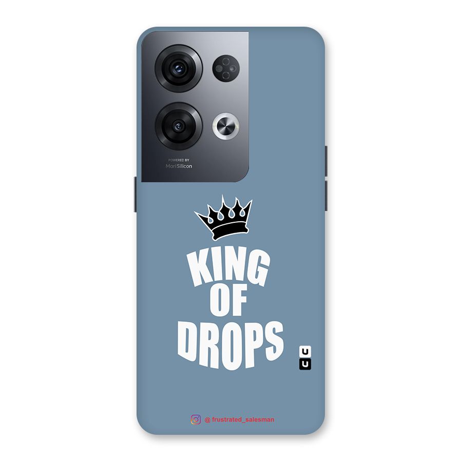 King of Drops Mustard SteelBlue Back Case for Oppo Reno8 Pro 5G