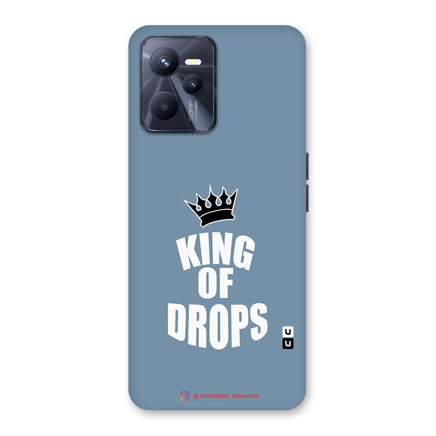 King of Drops Mustard SteelBlue Back Case for Realme C35