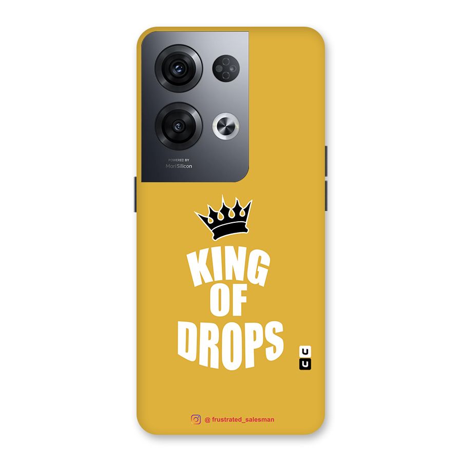 King of Drops Mustard Yellow Back Case for Oppo Reno8 Pro 5G