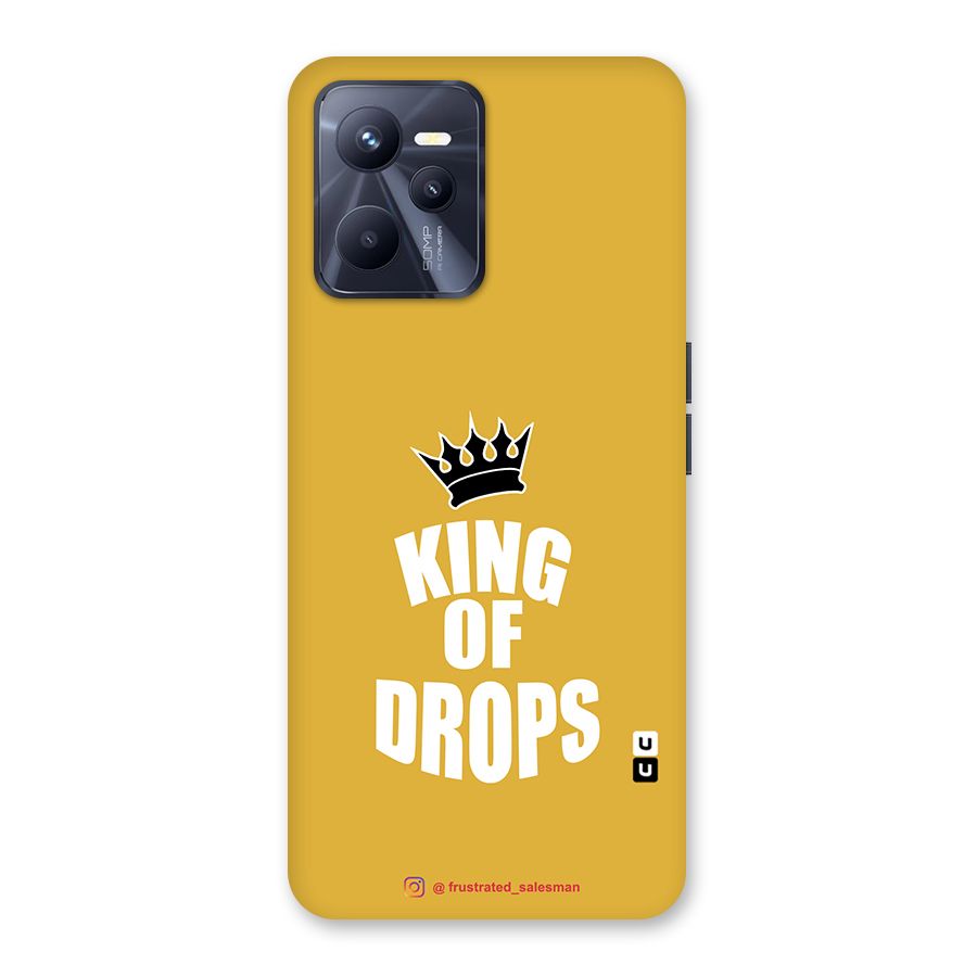 King of Drops Mustard Yellow Back Case for Realme C35