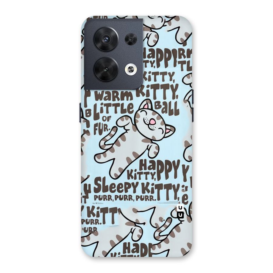 Kitty Pattern Back Case for Oppo Reno8 5G